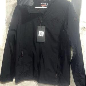 Hawke & Co Men's Black Raincoat